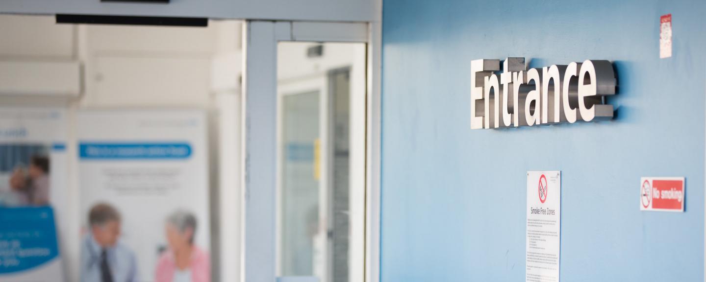 Hospital entrance
