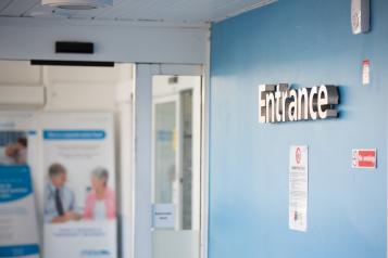 Hospital entrance