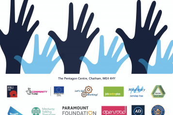 Image of hands and brands involved in the Social Prescribing Day event